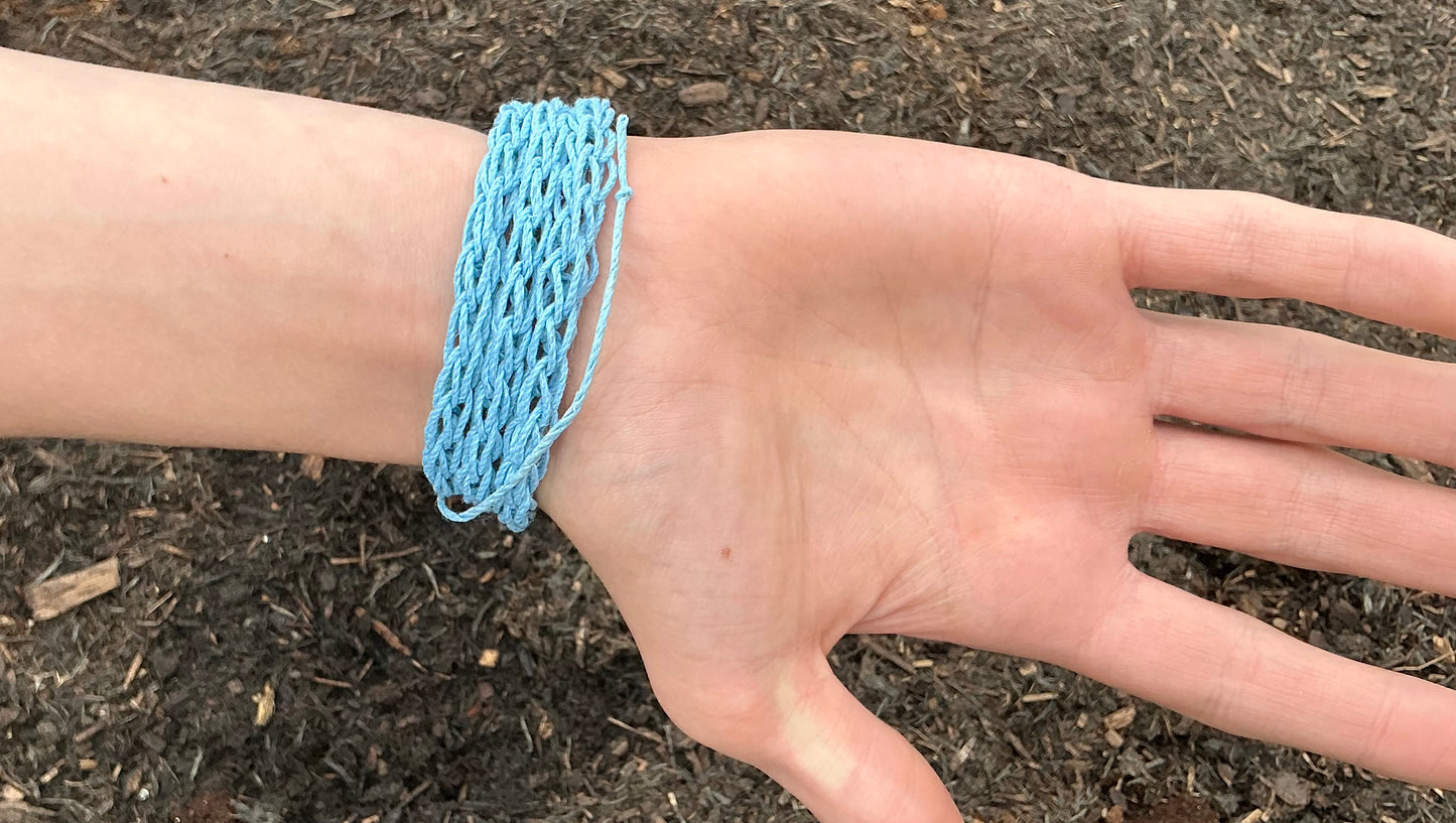 Blue Hemp Bracelet. Hemp Jewellery. Hemp Bracelet. Bracelets. Hemp Bracelet. Boho Bracelet. Wrap Bracelet.