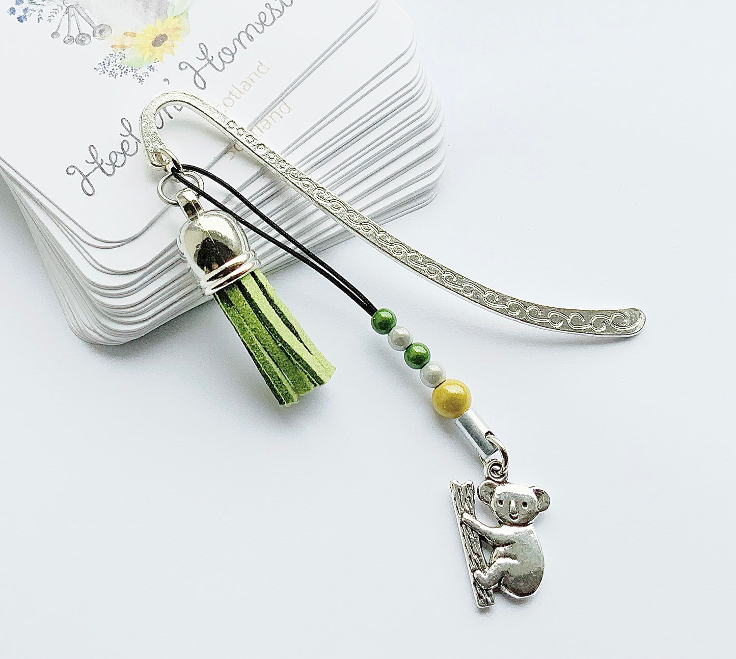 Koala Bookmark. Koala. Metal Bookmark.