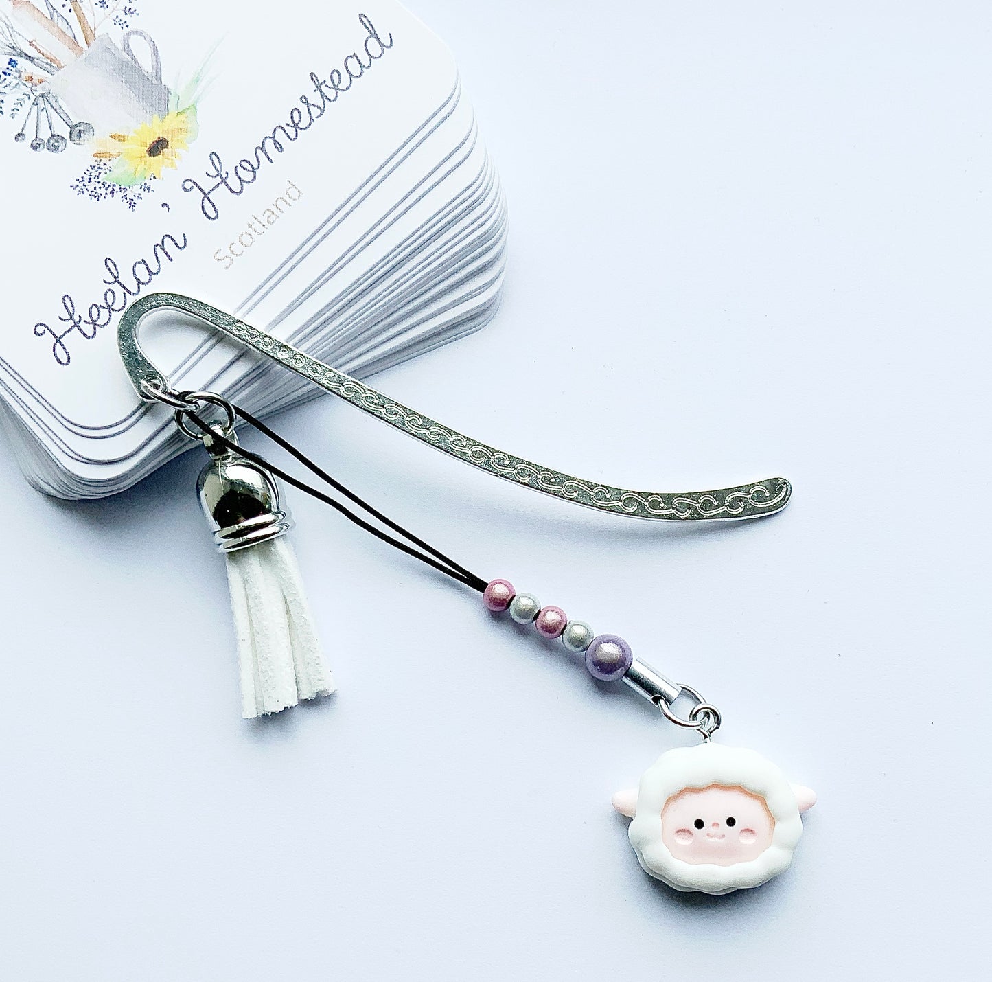 Lamb Bookmark. Farmyard. Metal Bookmark. Novelty Bookmark.