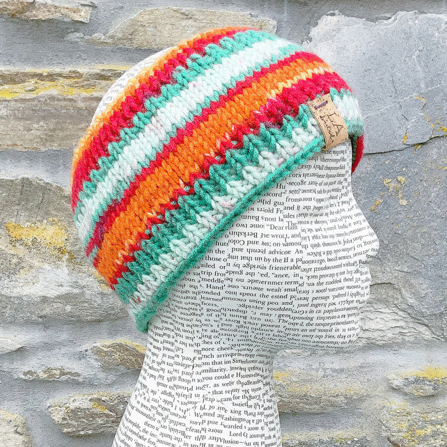 Hand Knitted Neck Warmer. Headband. Scarf.