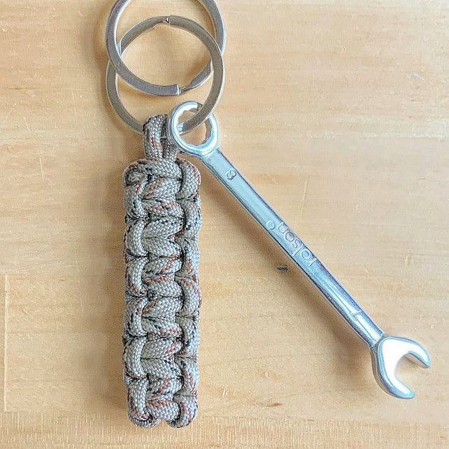 Paracord Keyring. Key Fob. Key Chain. Spanner Keyring. Tool Keyring. Handmade In Scotland.