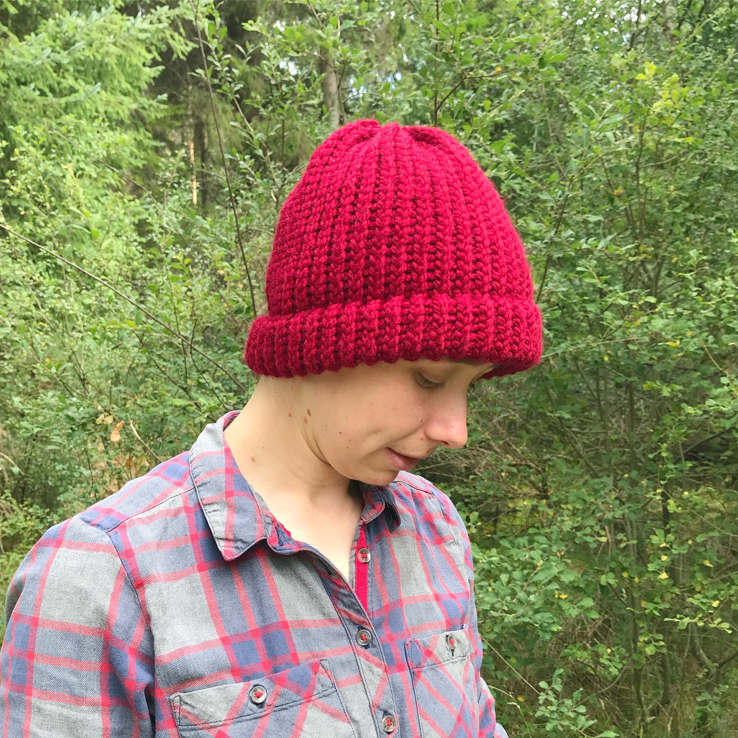 Fisherman Style Hat. Chunky Knit Beanie. Woolly Hat.
