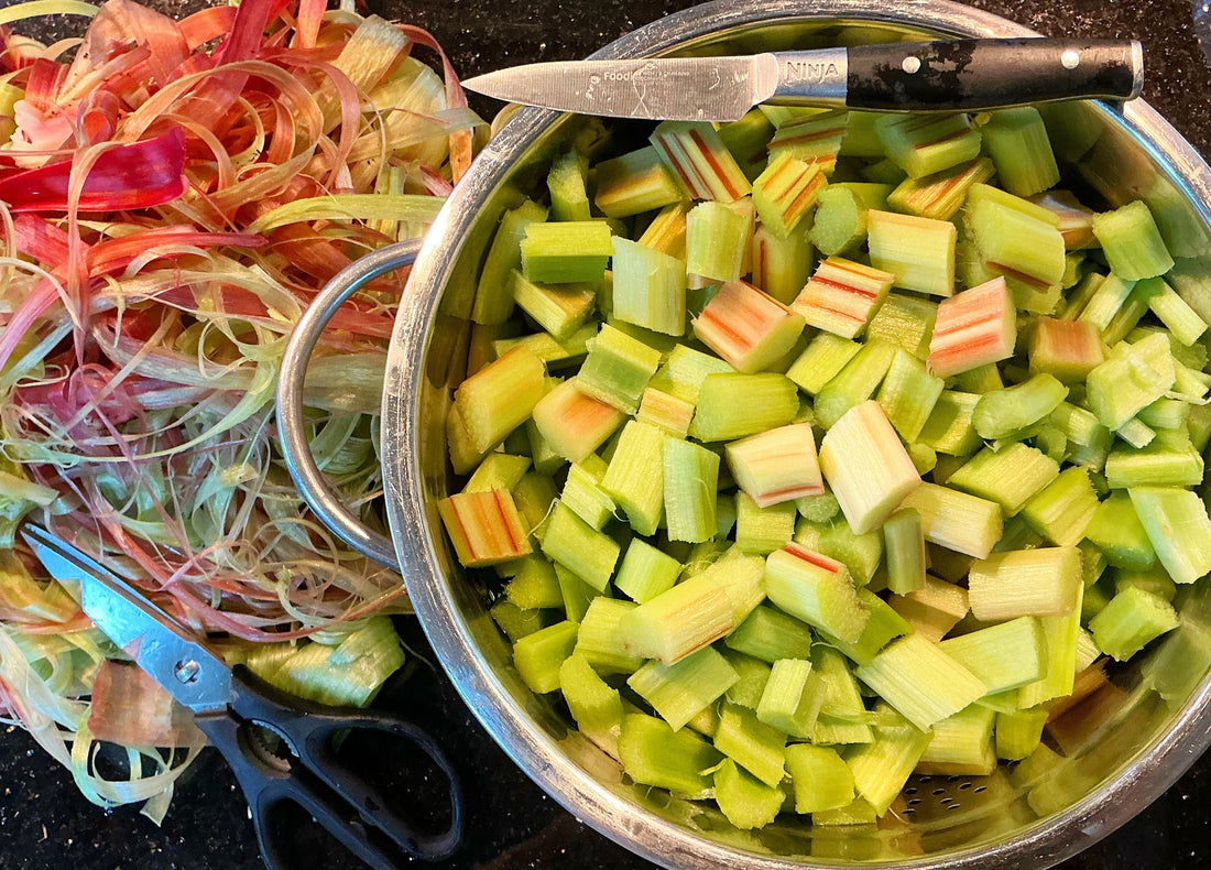 Homegrown Rhubarb For The Fridge  … 😋
