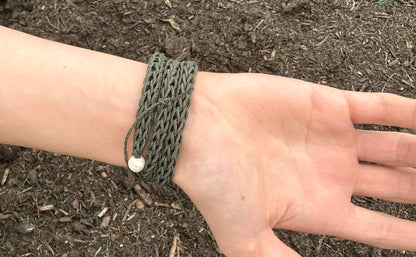Hemp Bracelet. Charcoal Bracelet. Boho Style Bracelet. Boho Chic. Beach Life Bracelet. Handmade Bracelets. Wrap Around Bracelet. Hemp Jewellery. Casual Jewellery.