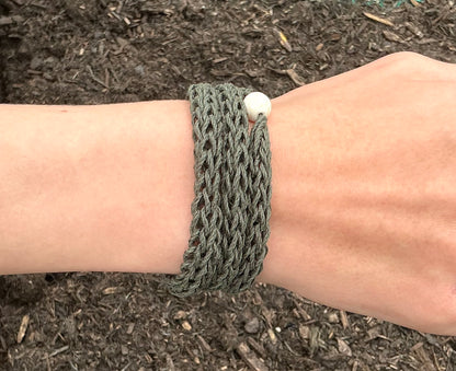 Hemp Bracelet. Charcoal Bracelet. Boho Style Bracelet. Boho Chic. Beach Life Bracelet. Handmade Bracelets. Wrap Around Bracelet. Hemp Jewellery. Casual Jewellery.