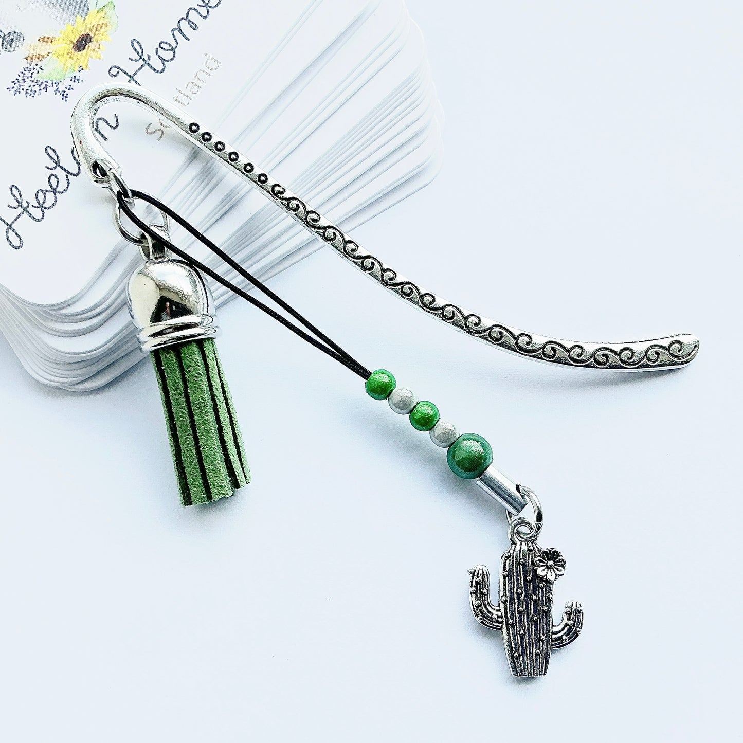 Cactus Bookmark. Bookmark. Bookmarks. Metal Bookmark. Succulent Bookmark. Cactus. Succulents.