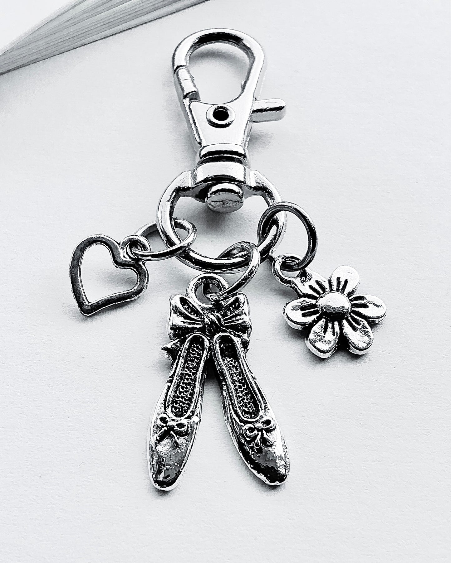 Small Ballet Shoes Bag Charm. Ballet Charm. Bag Charms. Handbag Charm. Ballet Charm. Dancing Charm. Charms.