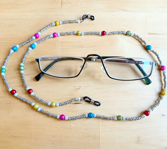 Beaded Lanyard. Glasses Chain. Glasses Lanyard.