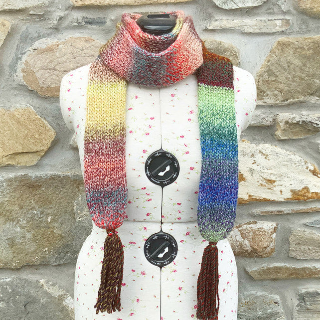 Knitted Scarf. Woollen Scarf. Handmade Scarf. Winter Scarf. Cosy Scarf.