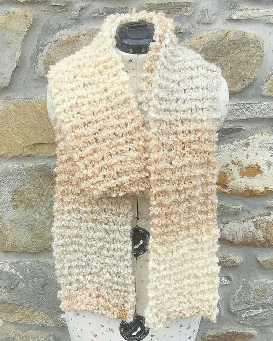 Super Soft Chunky Scarf. Long Scarf. Woollen Scarf. Hand Knitted Scarf. Winter Scarf. Cosy Scarf.