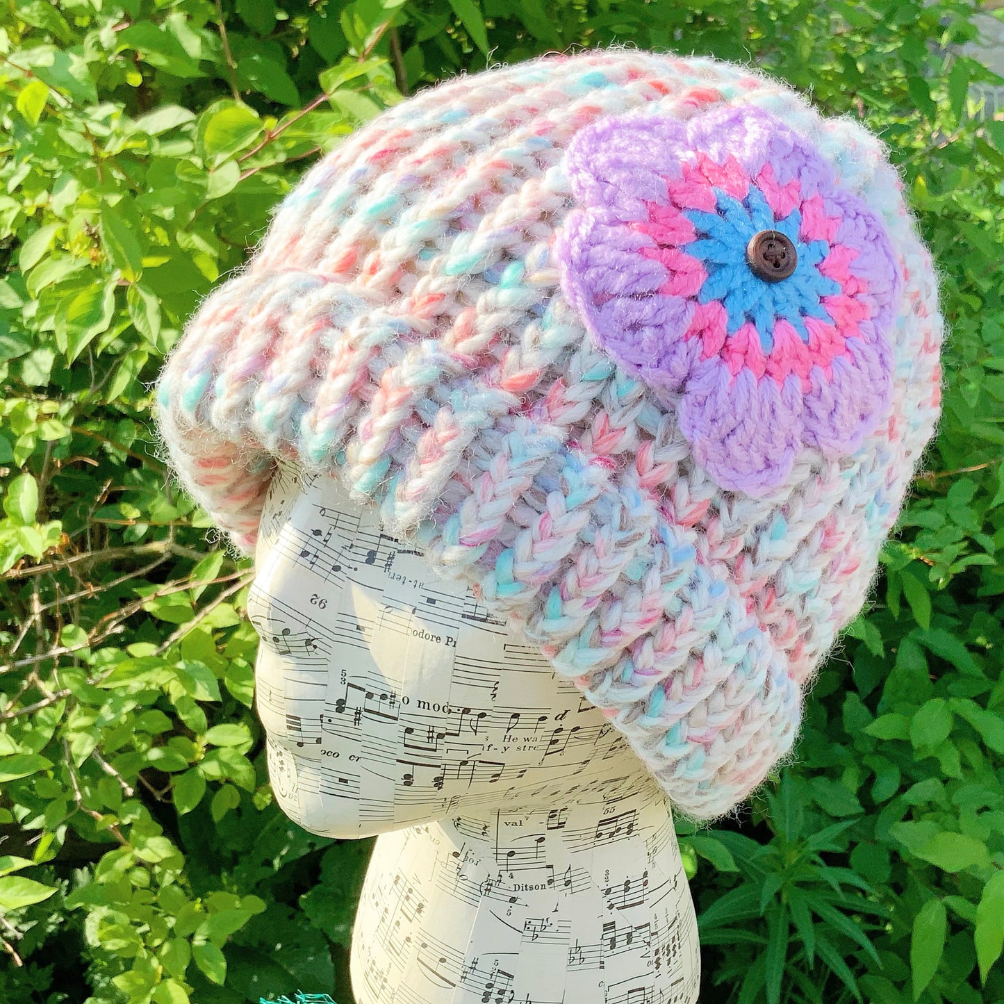 Chunky Knit Hat. Chunky Knit Beanie. Beanie. Woolly Hat. Woollen Hat.